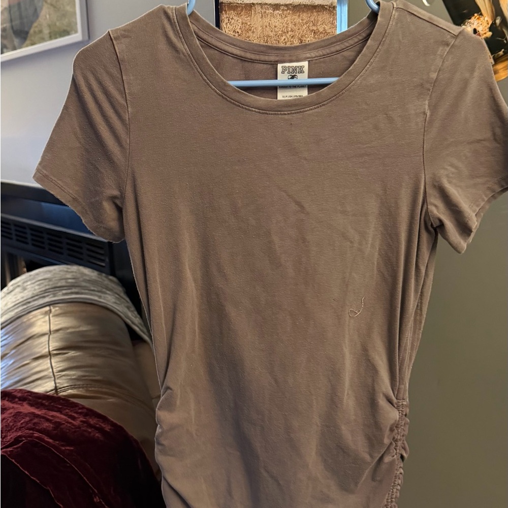Victoria's Secret Short Sleeve Brown Tee